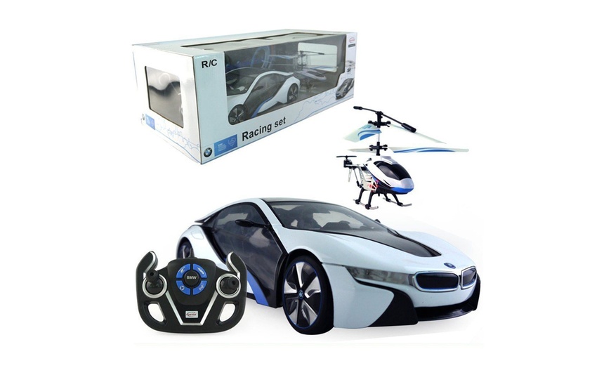 Image 1: BMW i8 RC Remote Radio Car