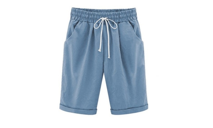 Image 5: Linen Short Pants