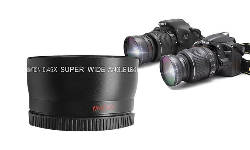 Image 5: Wide Angle & Macro DSLR Lens Set