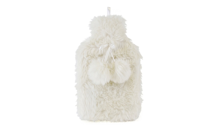 Image 4: Pom Pom Hot Water Bottle