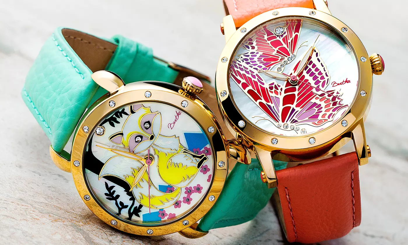 Bertha Vivica or Isabella Women's Mother-of-Pearl Watch - Primary Image