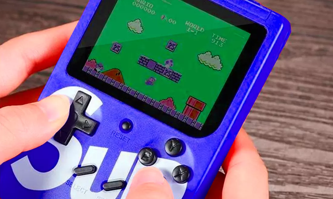 Compacte gamebox inclusief 400 retro videogames