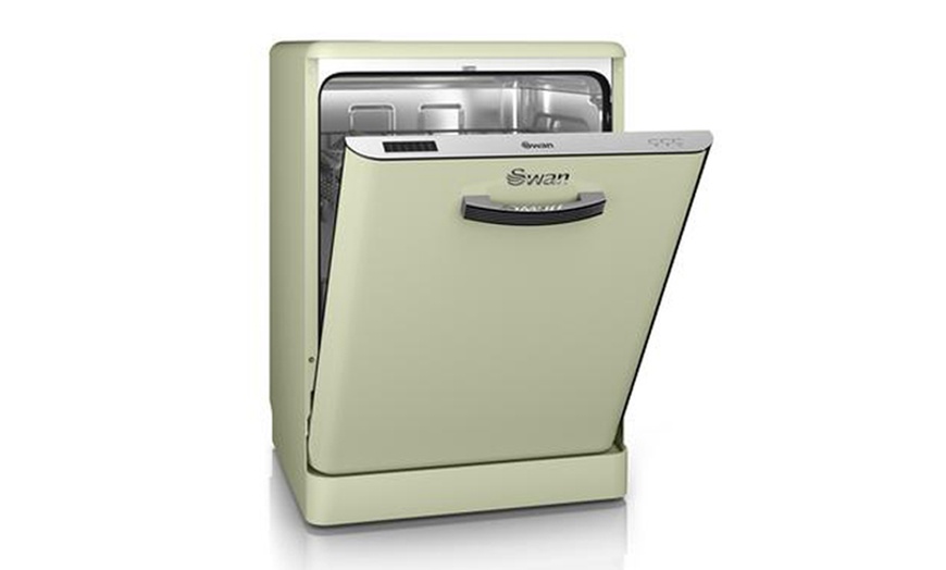 Image 9: Swan Retro Dishwasher