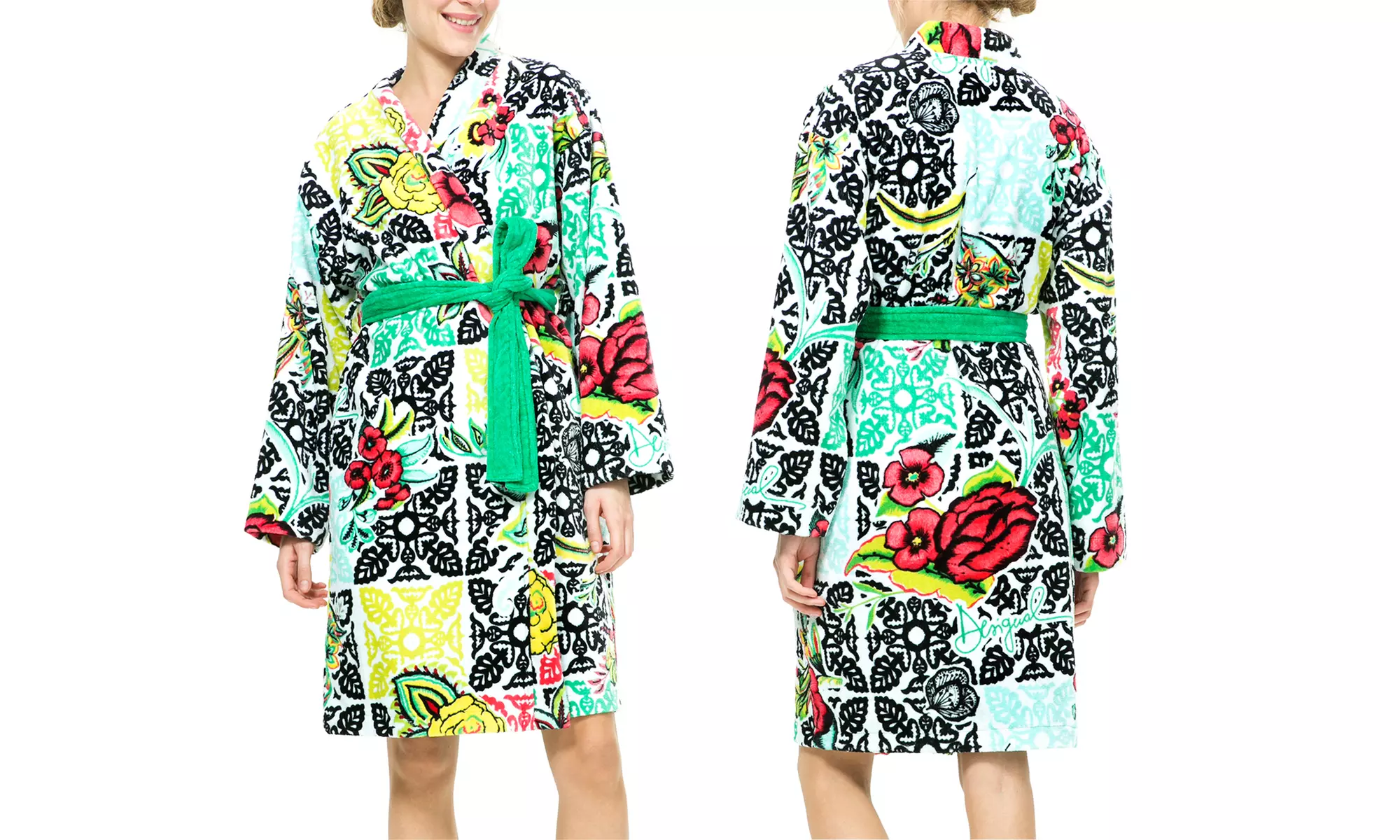 Desigual Bademantel mit Kragen in der Größe nach Wahl - Primary Image
