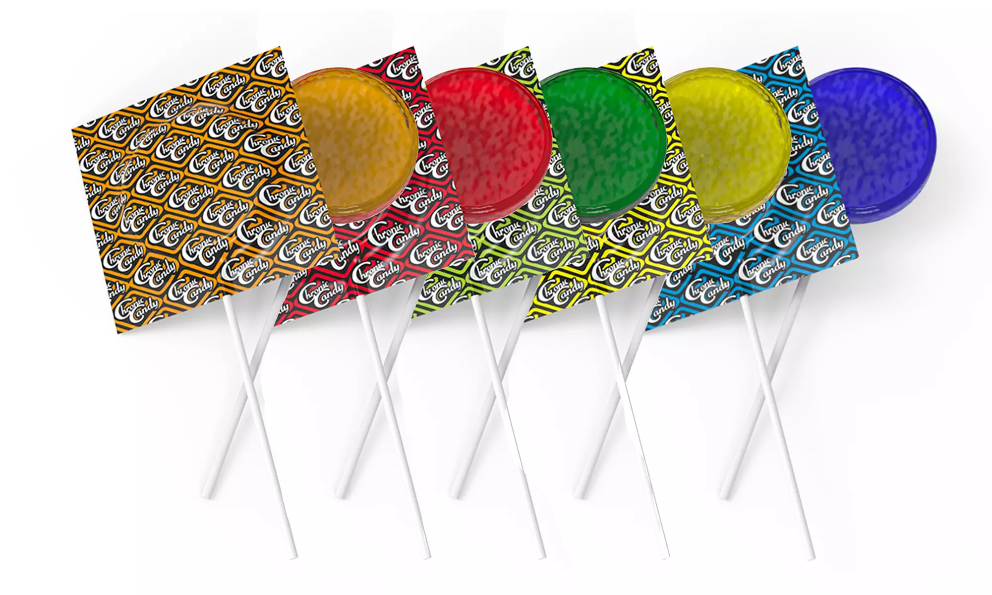 CBD Candy Lollipop from Chronic Candy (1-, 5-, 15- or 30-Pack) - Primary Image