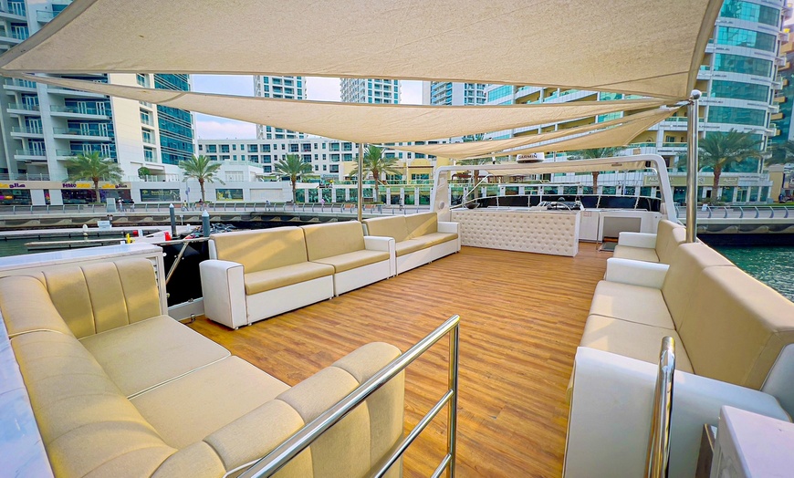 Image 7: Two-Hour Sunset Cruise on a 70ft Yacht with BBQ and Iconic Dubai Views