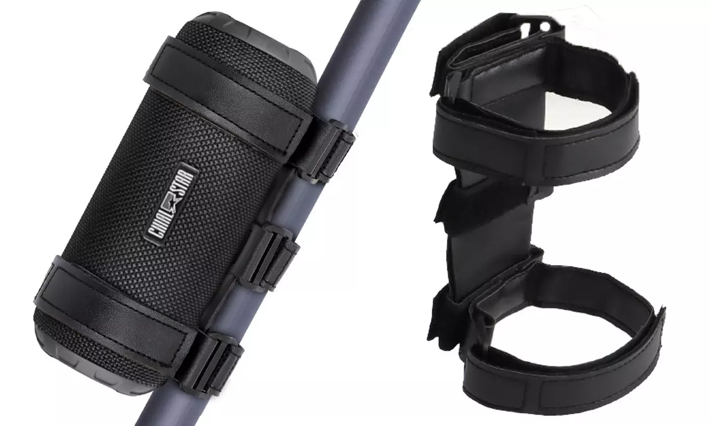Portable Speaker Mount for Golf Cart Railing Adjustable Strap Bluetooth Speakers