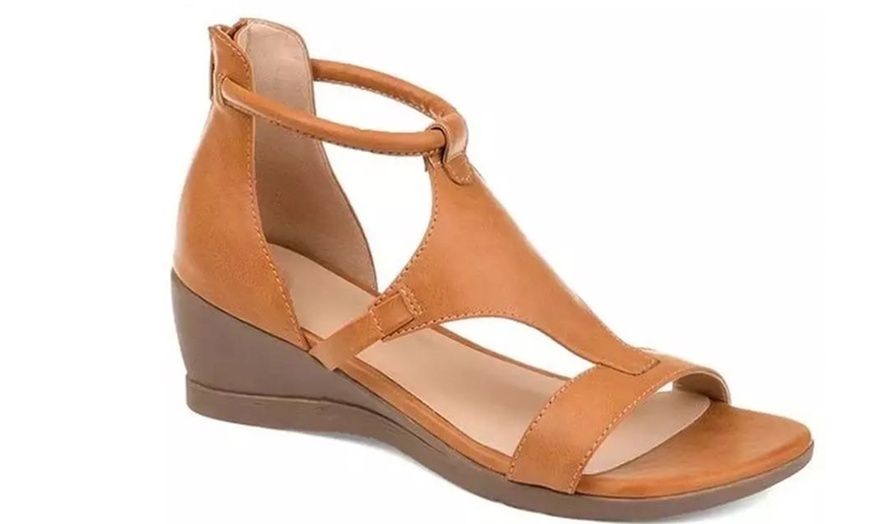 Image 7: Women's Mid Wedge Sandals