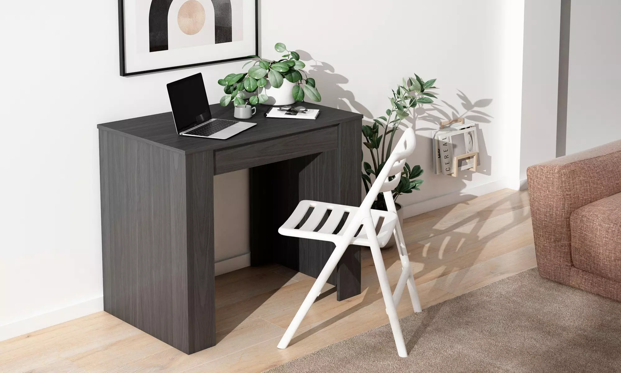 Ausziehbarer Konsolentisch