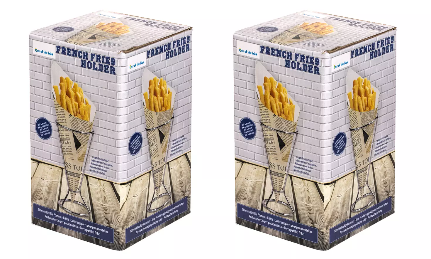 1 ou 2 porte-frites en métal - Second Medium