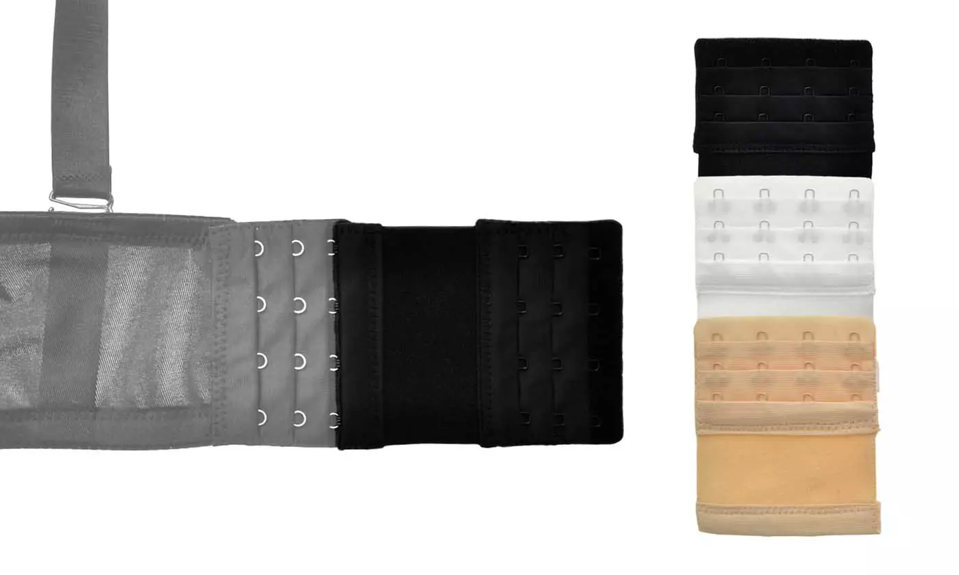 Angelina Padded Extended Size Bras with Cushioned Straps (6-Pack) - Second Medium