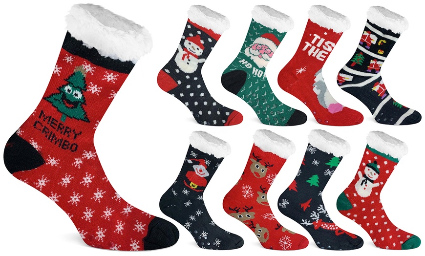 Image 4: Christmas-Themed Socks