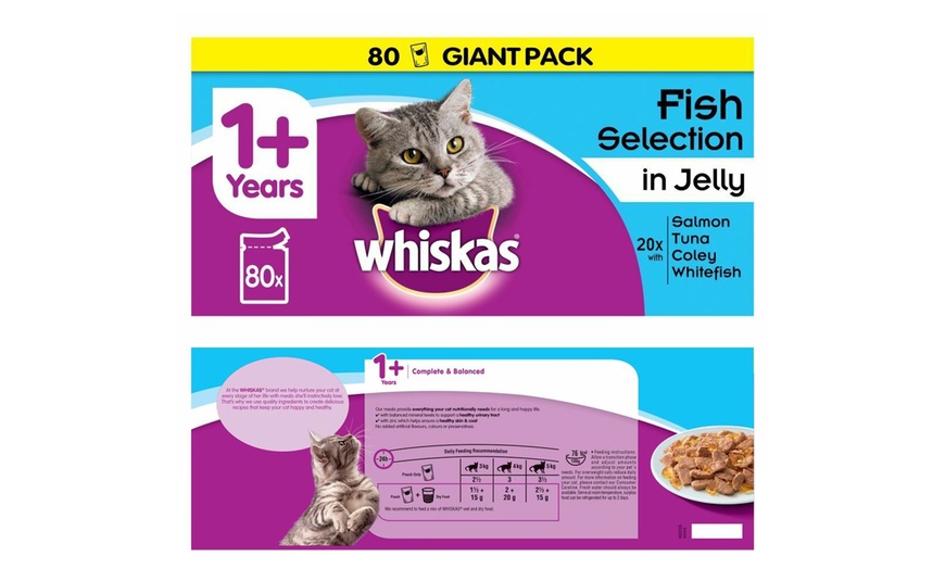 Image 10: Whiskas 80-Pouch Cat Food Box