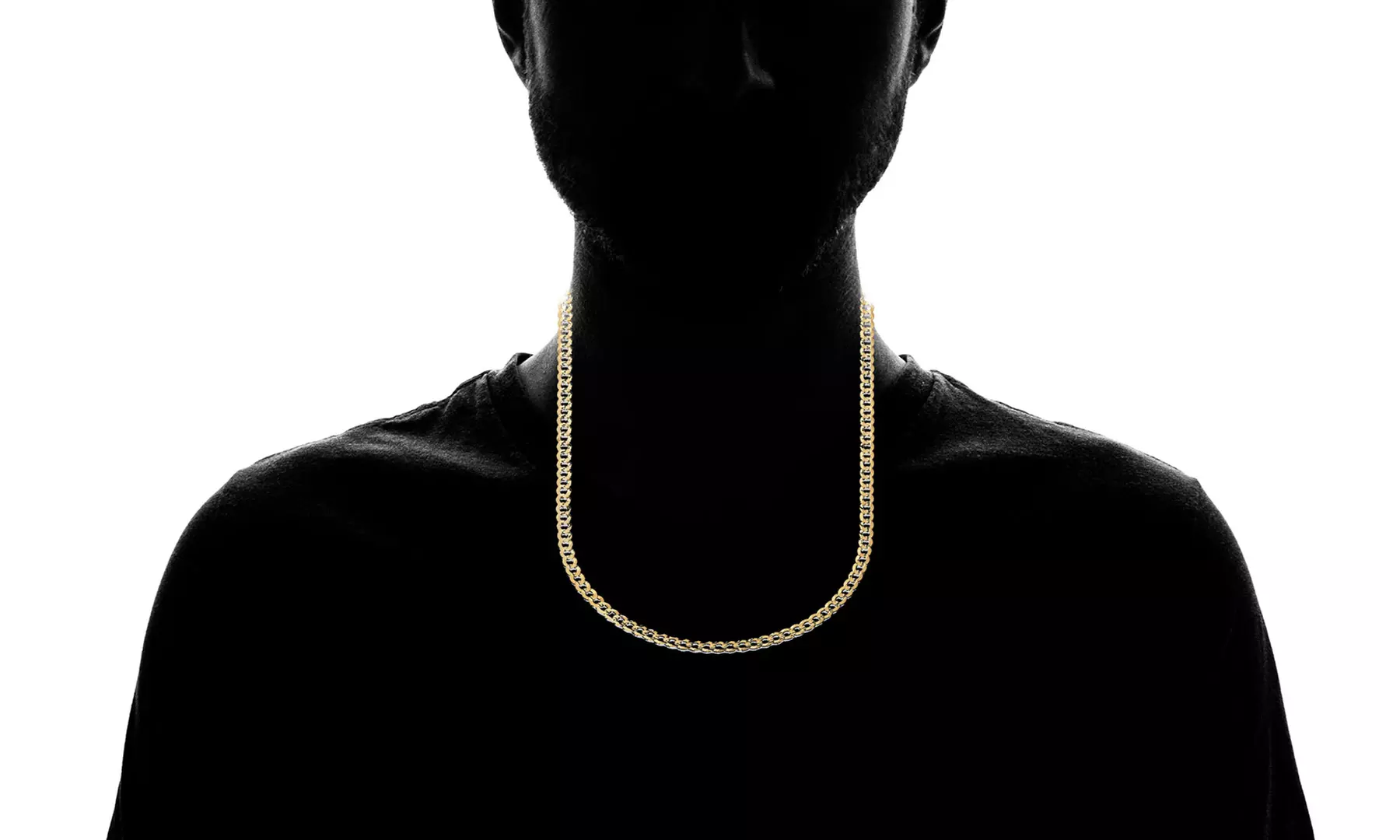 5MM Cuban Chain in Italian 18K Gold Plated Sterling Silver - Second Medium