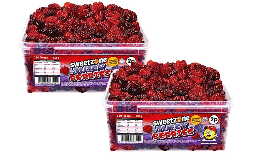 Image 15: 70, 100 or 350 Sweetzone Halal Giant Sweet Tub in Different Flavours