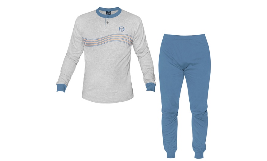 Image 11: Pigiama lungo da uomo Sergio Tacchini