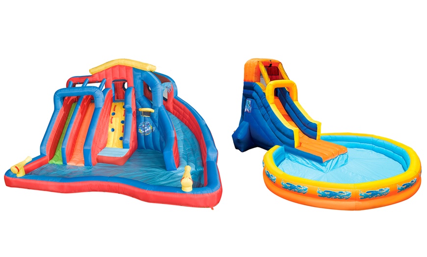 Banzai Hydro Blast Water Park or The Plunge Inflatable Play Sets | Groupon