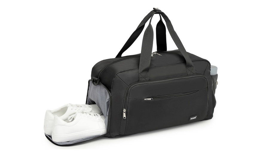 Image 19: Ensemble deux pièces sac de voyage multi-compartiments 