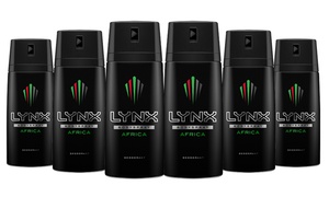 Lynx Six-Pack of Body Sprays