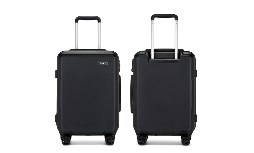 Image 16: One or Three Minimalist Design Hard Shell Luggage Set with TSA Lock 