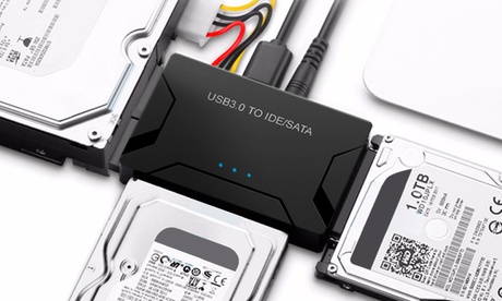 Adaptateur de disque dur avec port USB 3.0 à haute vitesse de transmission
