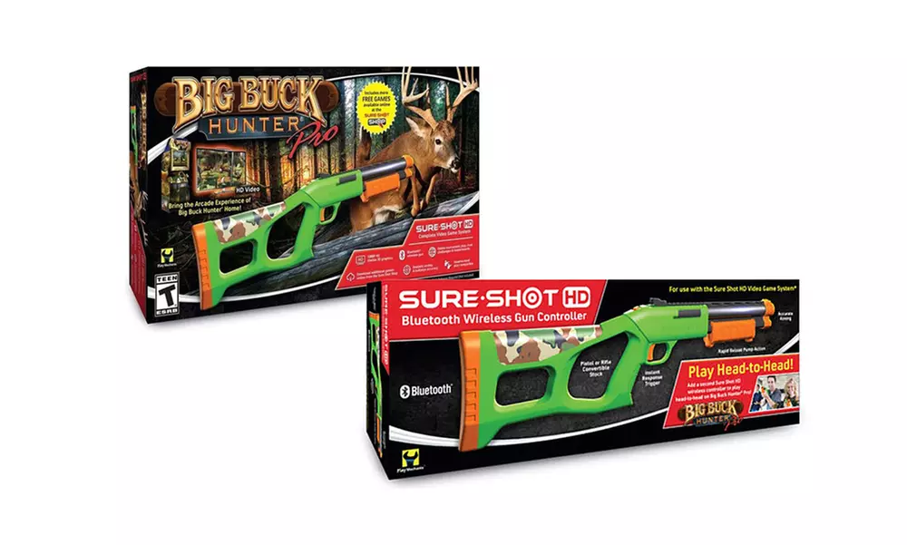 Big Buck Hunter Pro Home Arcade Game Set or Add-on Wireless Controller - Primary Image