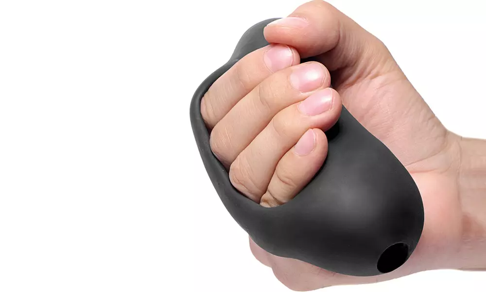 XR Brands Palmer Hand Held Ergo Stroker - Second Medium