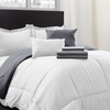 Image 5: Hotel New York Reversible Solid Comforter Set (8- or 10-Piece)