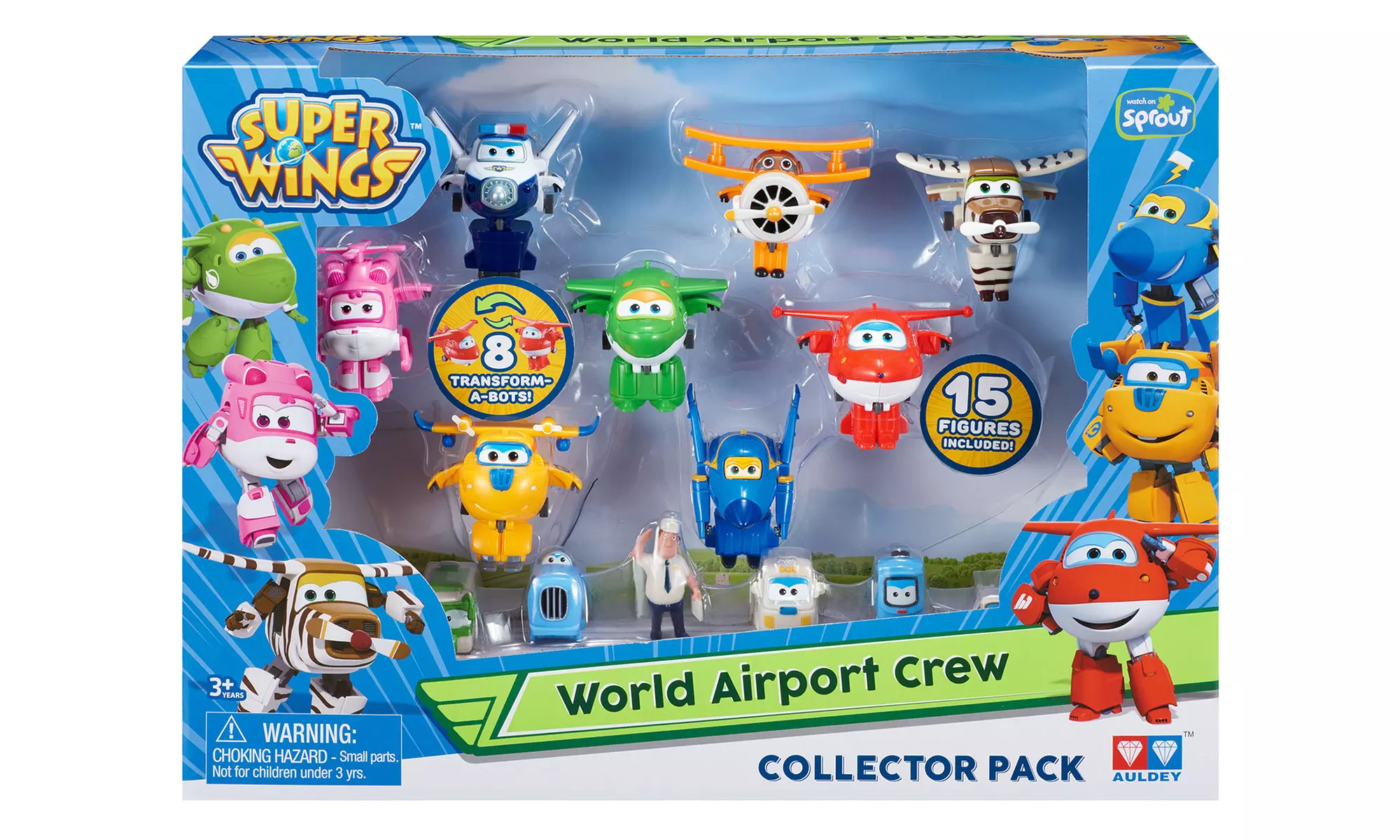 Super Wings World Airport Crew Collector's Pack (15-Piece) - Primary Image