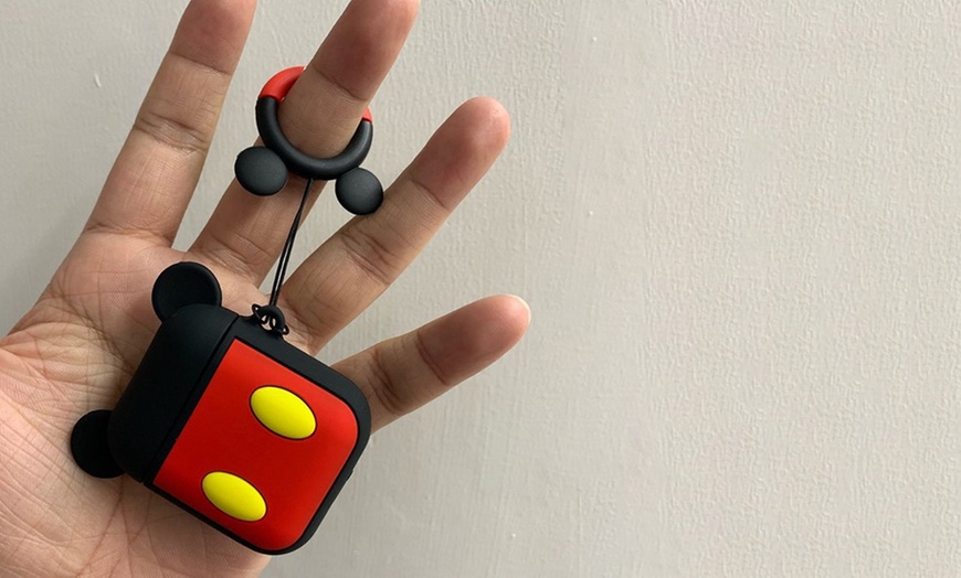 Image 6: Mickey / Minnie Premium AirPod Silicone Case Cover Dust-Proof & Shock Resistant