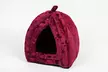 Paw Print Faux Fur Igloo Cat Bed in Choice of Colour for £7.99 - Image 5