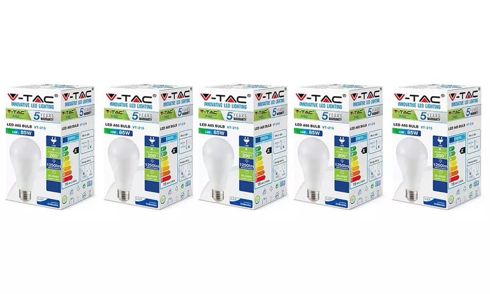 5 o 10 lampadine a LED V-Tac Samsung chip