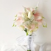 Image 1: Wedding Florals with Wild Flower or Semi-Custom Wedding Bouquet