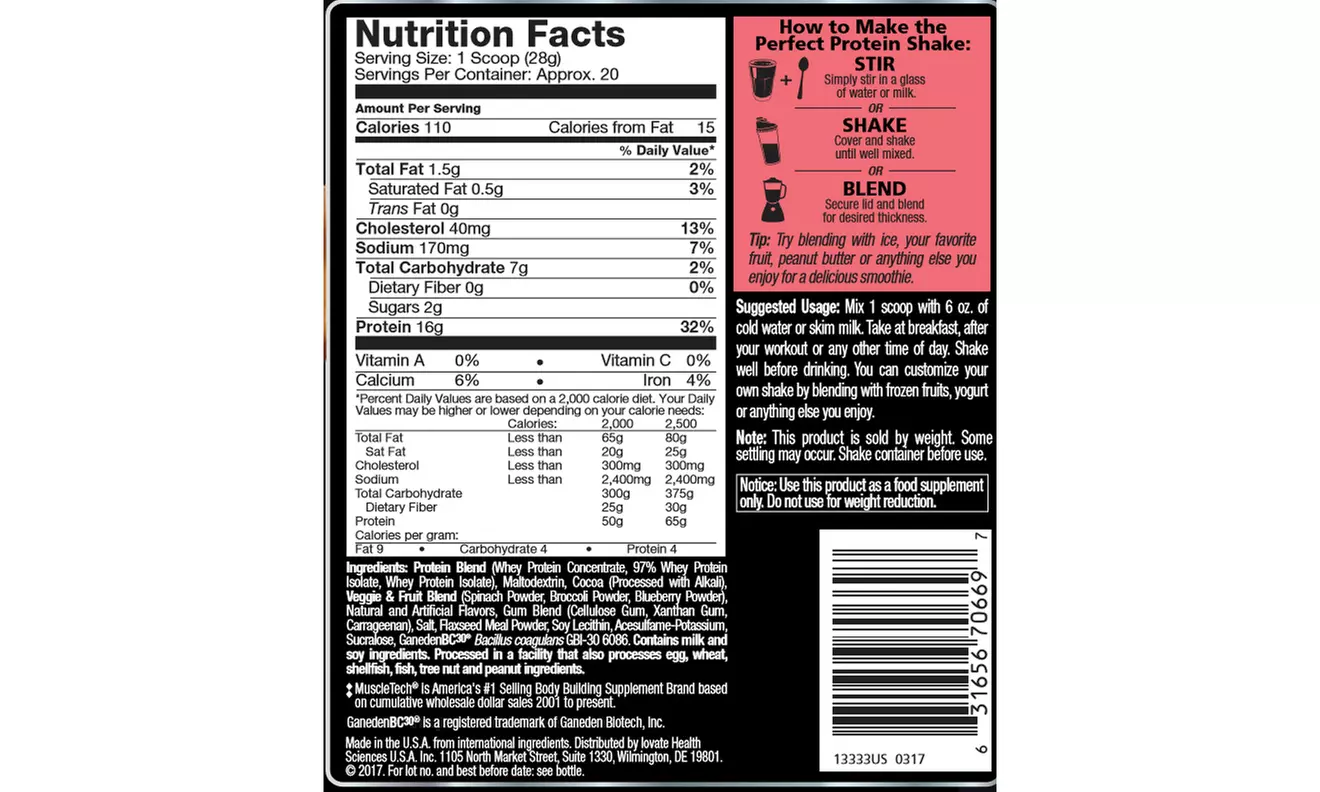 Six Star Whey Protein for Her (1.2 lb.) with Joint & Muscle Recovery (60-Count) - Second Medium