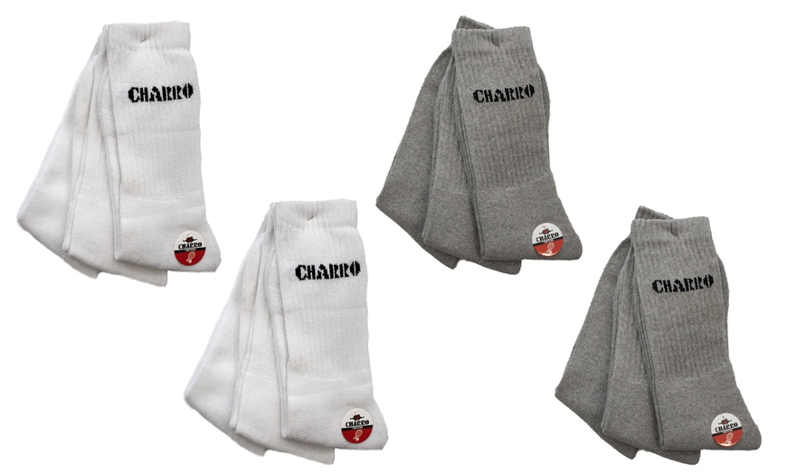 Image 2: Pack de 6, 12 o 24 pares de calcetines de caña media de El Charro