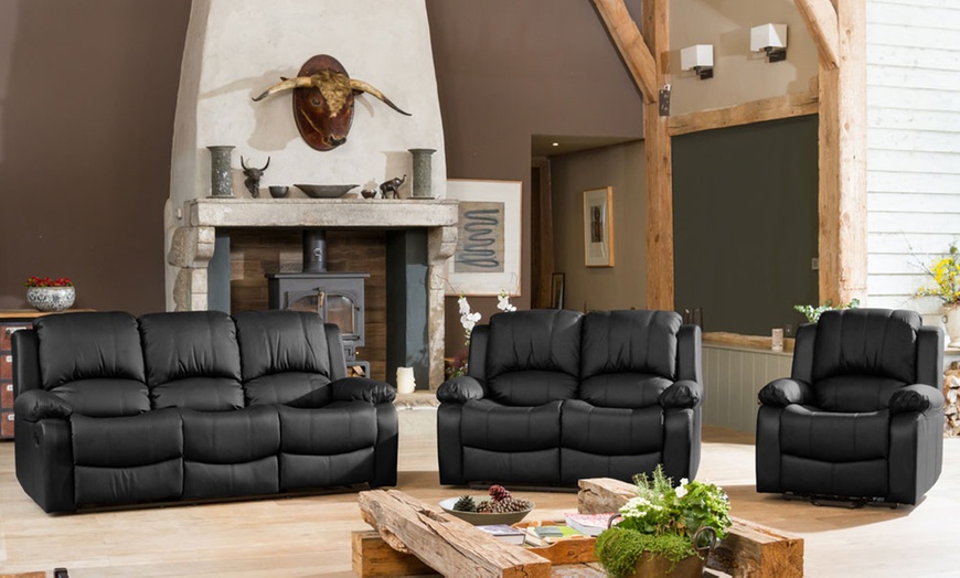 Image 27: Up to Three Reclining Sofa Sets 