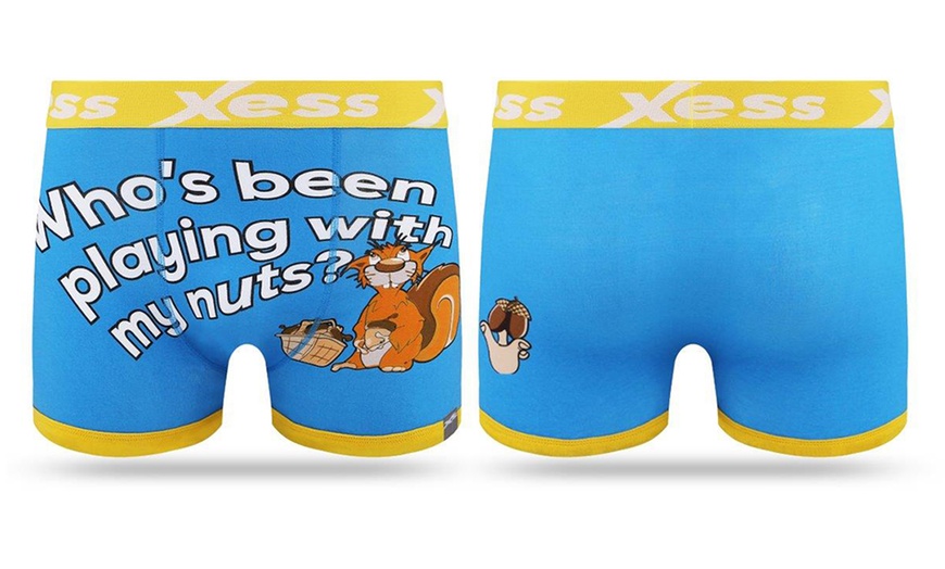 Image 16: Men's Novelty Boxers 3-Pack