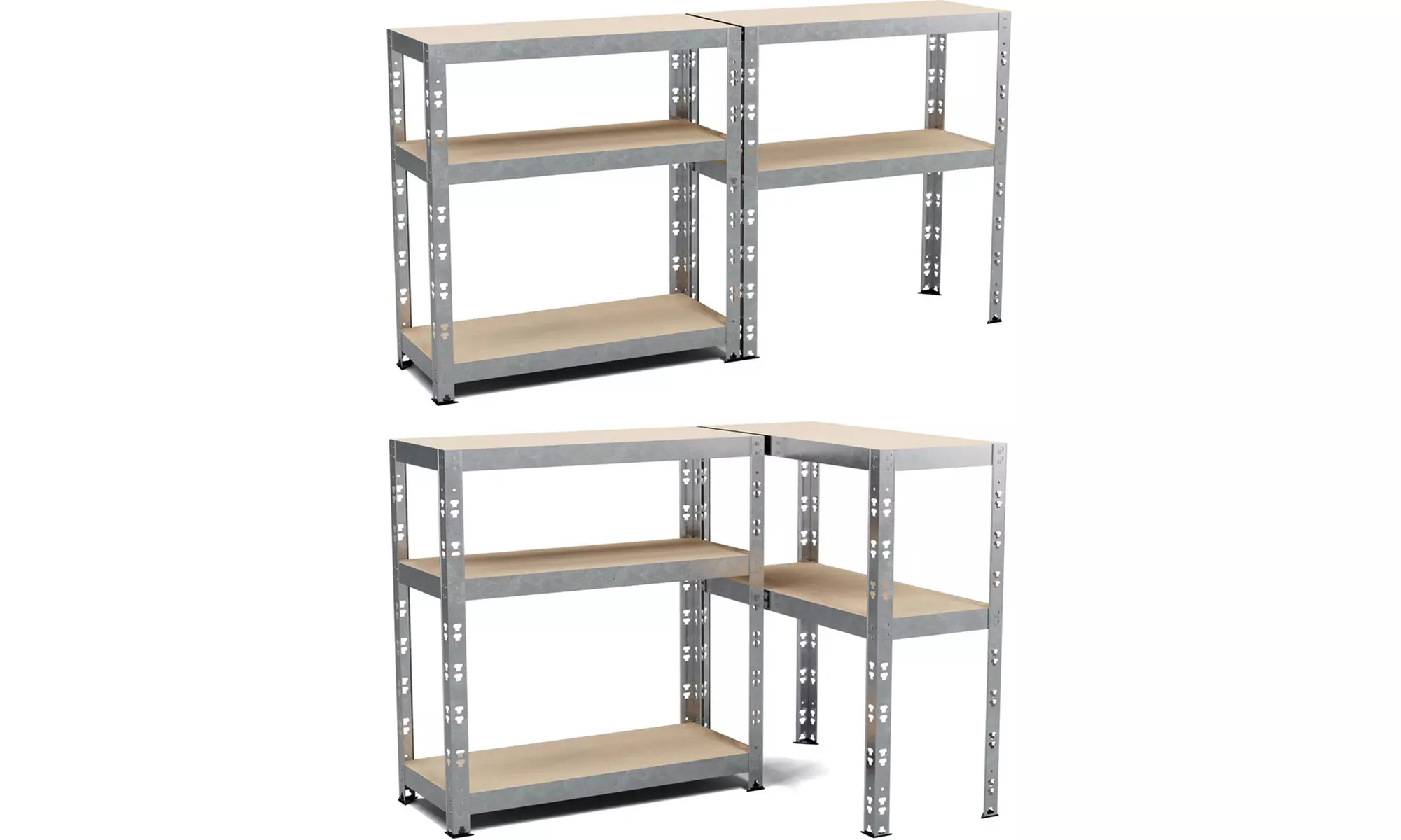 Étagère de rangement Eurospen, dimensions et coloris au choix