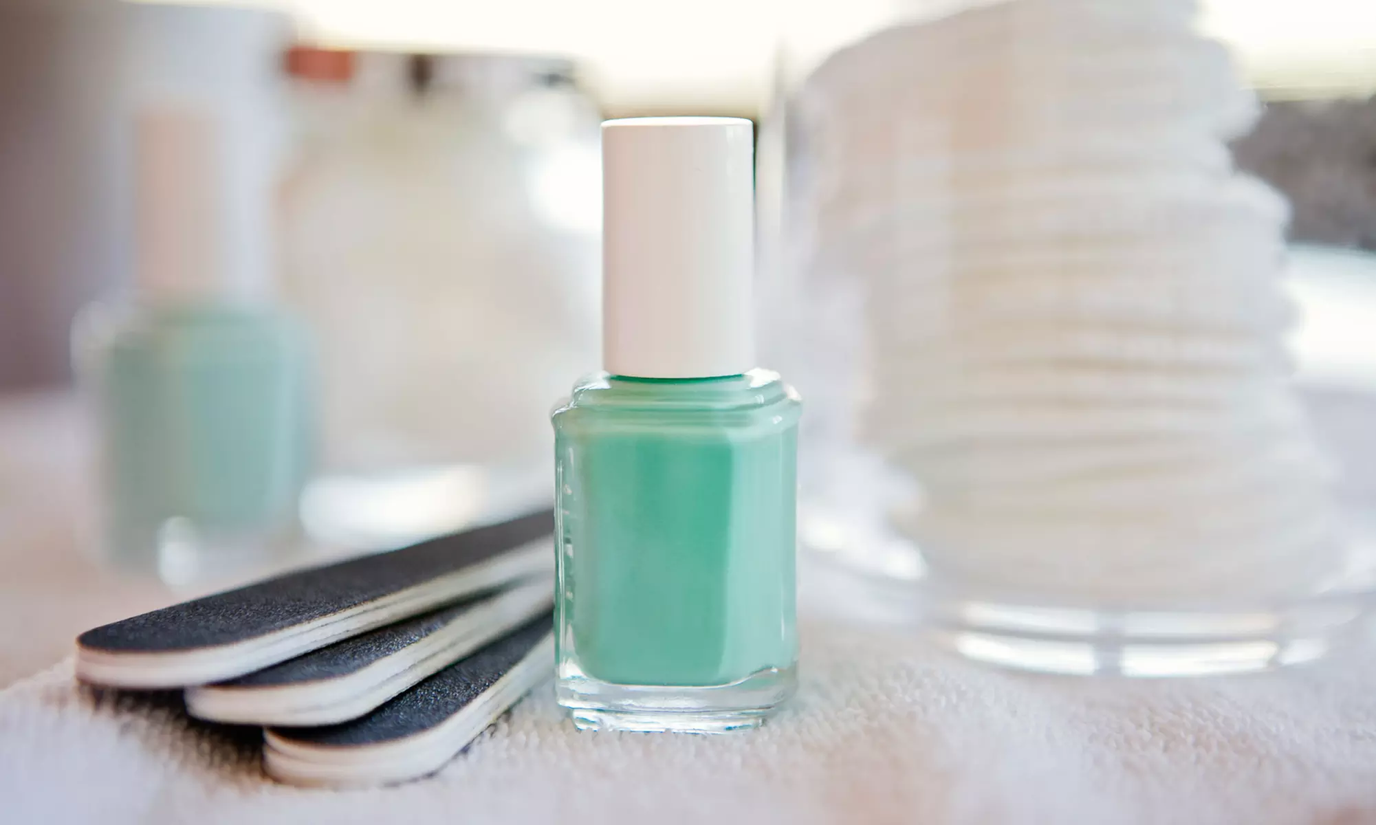 Relax with a Manicure and Pedicure Featuring Long-Lasting Dry Polish at Pink & Polished (Up to 55% Off) - Primary Image
