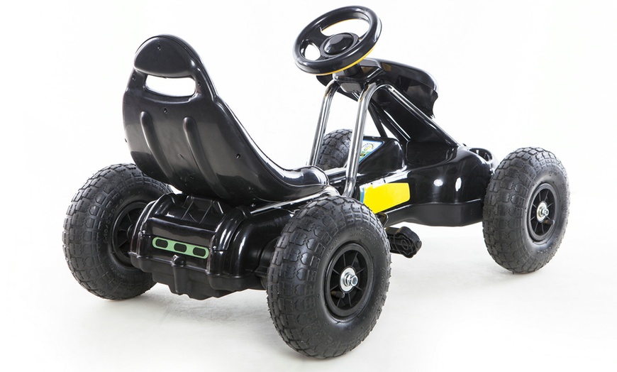 Image 14: Kids' Manual Go Kart with Lights