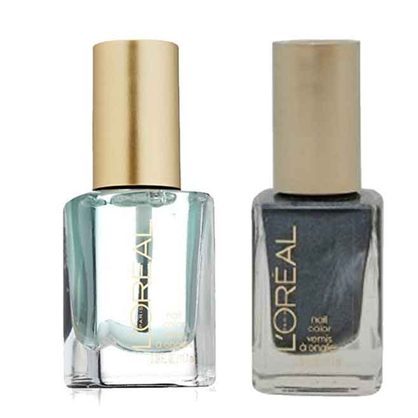 Loreal Nail Polish Set l oreal paris stroke of midnight angles shine nail polish set 2 pc groupon