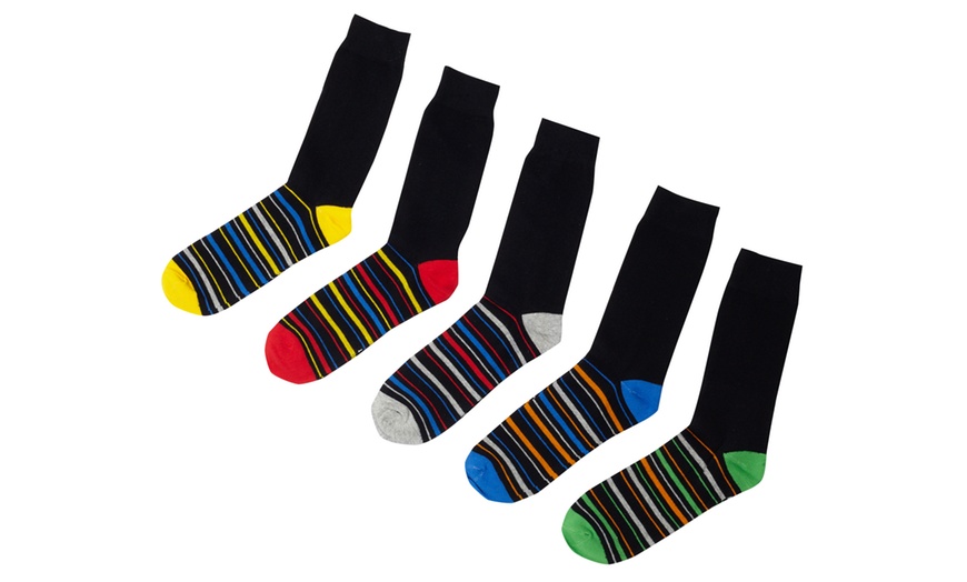 Image 2: Pack of Five Men's Socks