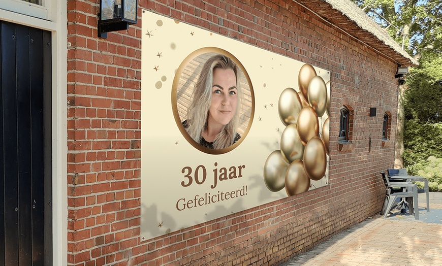 Image 9: Spandoek met eigen ontwerp