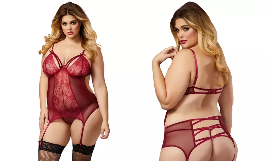 Image 9: Seven Til Midnight Lingerie Set