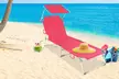 1 ou 2 chaises longues pliables et réglables avec pare-soleil, coloris au choix - Image 2