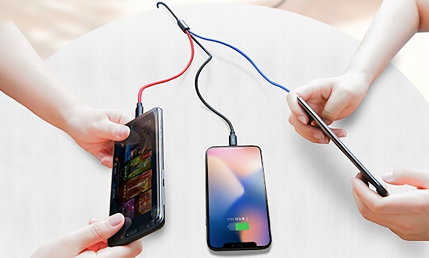 Image 4: Three-in-One Charging Cable