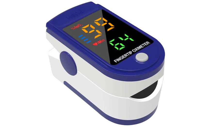 Image 2: Single Fingertip Pulse Oximeter, Accurate SpO2 and Pulse Readings