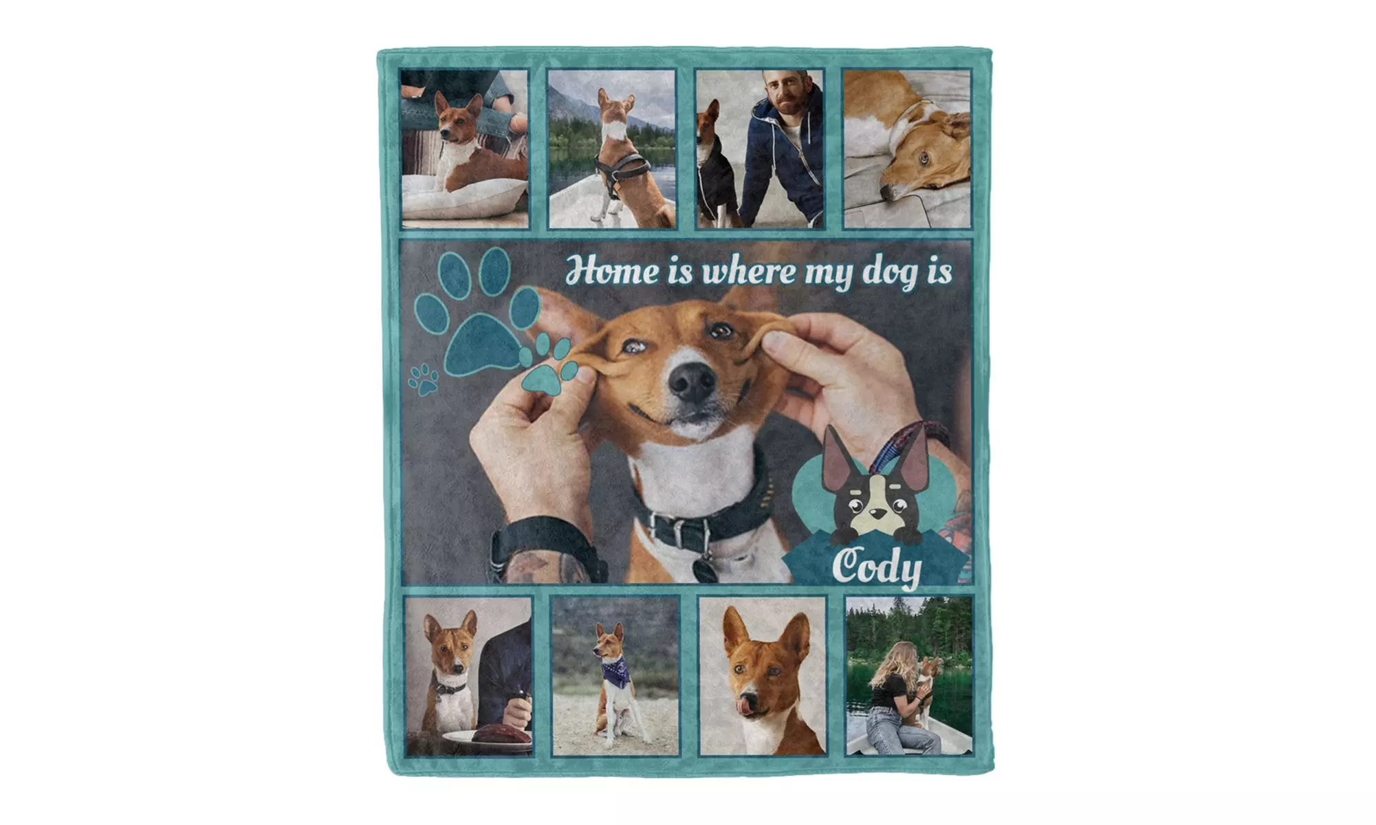Personalisierte Haustier-Decke