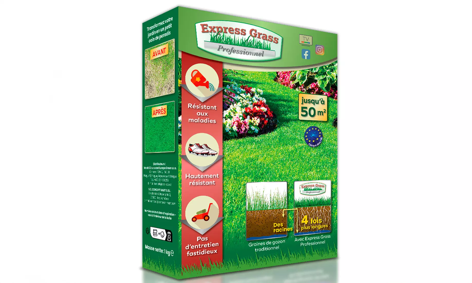 Snelgroeiend graszaad voor een gazon - Primary Image