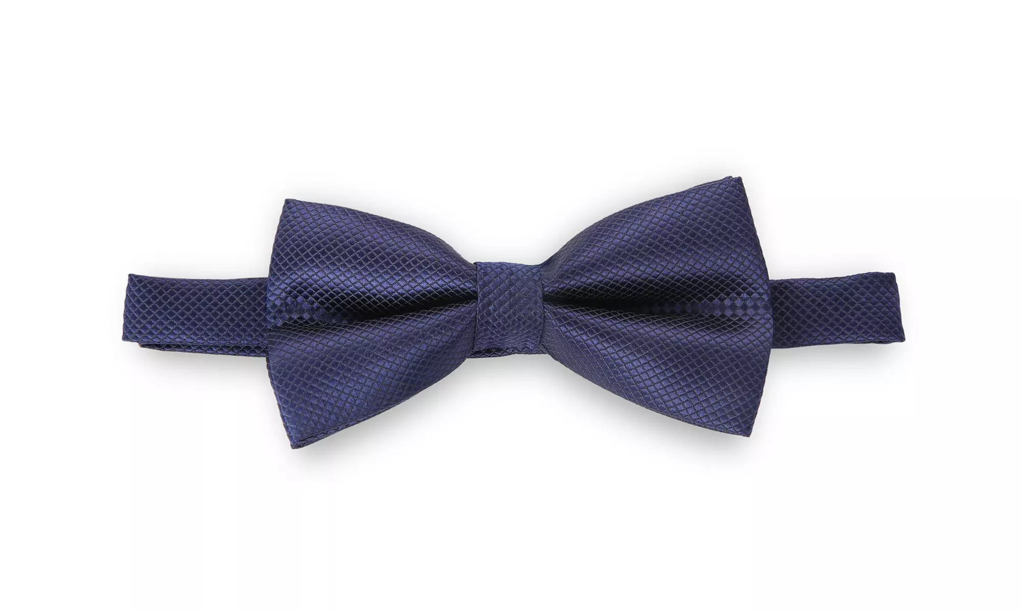 Men's Textured Strap 1" Wide Suspender Bow Tie